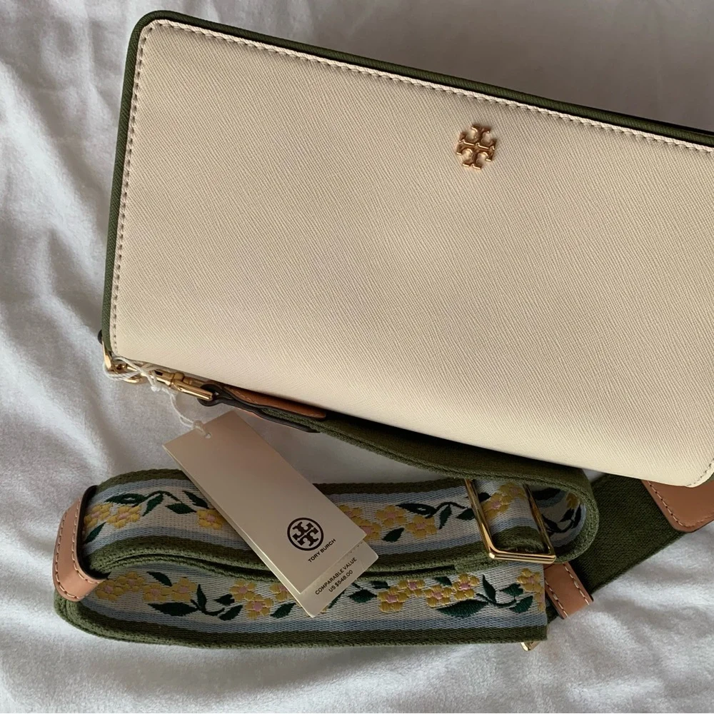 Tory Burch Emerson Color-Block Convertible Crossbody nwt - Picture 11 of 15